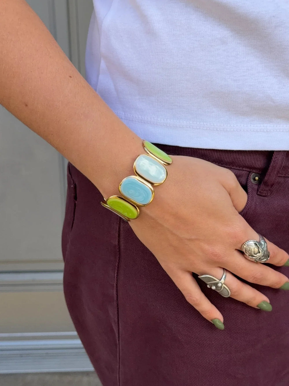 Bubba bracelet - Blue/green