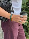 Tamira bracelet - Brown/gold