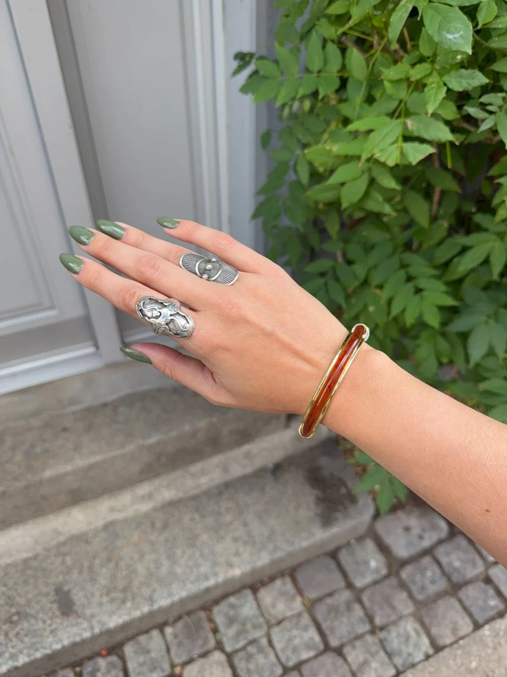 Tamira bracelet - Brown/gold