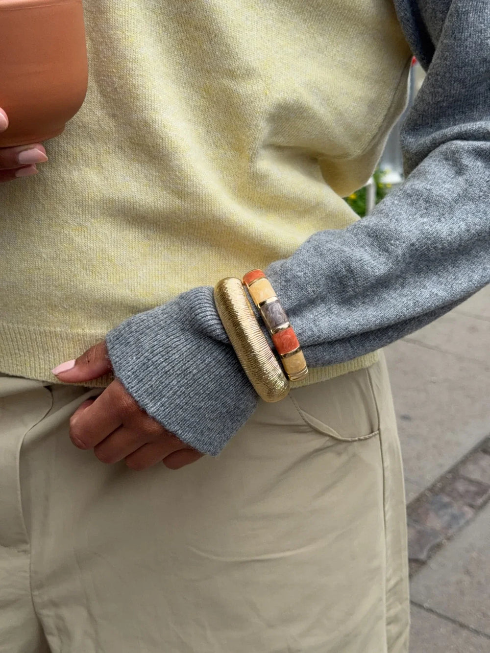 Neva bracelet - Gold/pink/purple