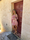 Mari asymmetrical skirt – Pink