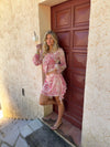 Mari asymmetrical skirt – Pink