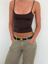 Urban belt - Dark brown/gold