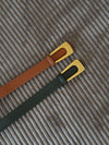 Edge belt - Dark green/gold