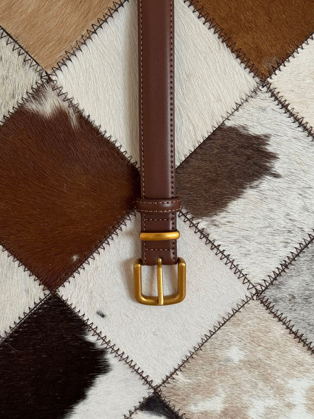 Forge belt – Brown/gold