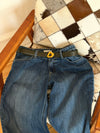 Forma belt – Brown/gold