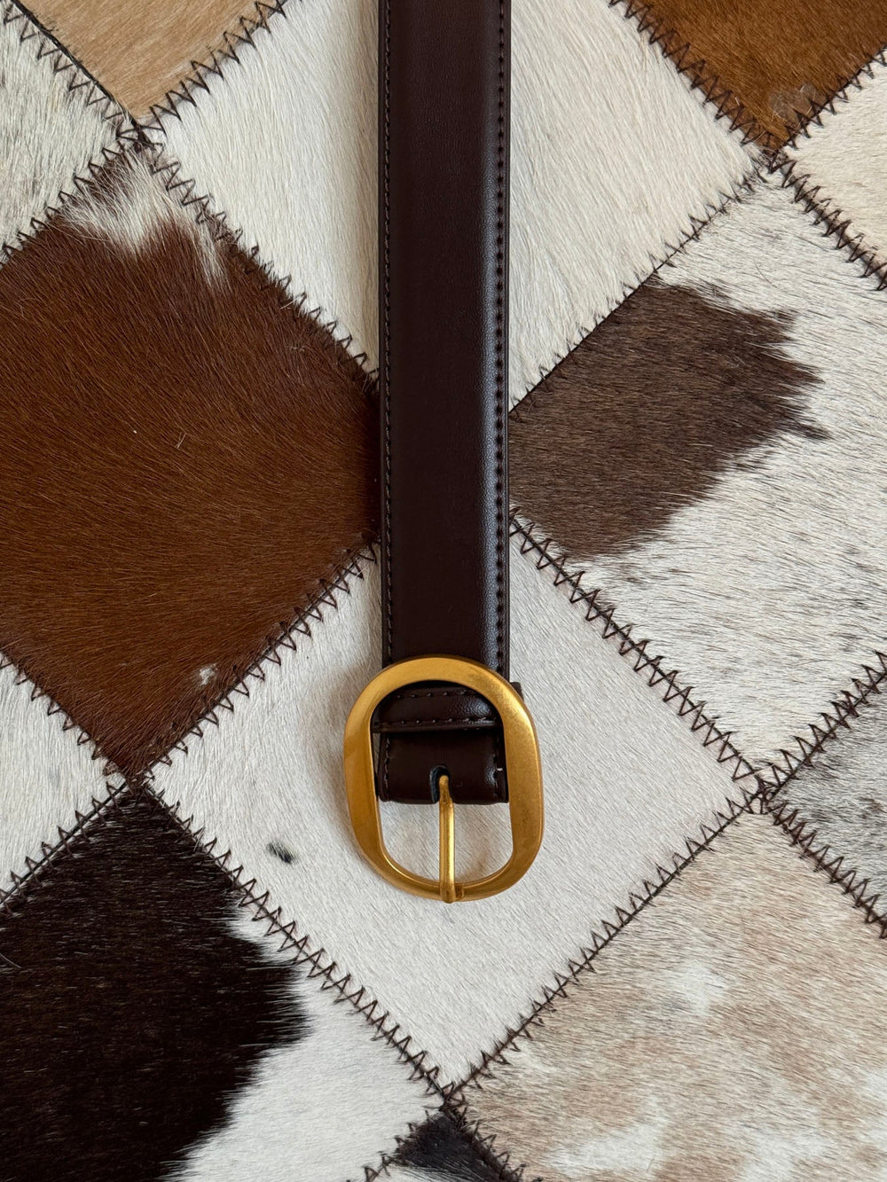 Pure belt – Brown/gold