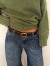 Pure belt – Brown/gold