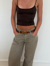 Luce belt - Brown/gold