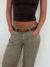 Luce belt - Brown/gold