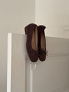 Yuna ballerina with heel - Beige