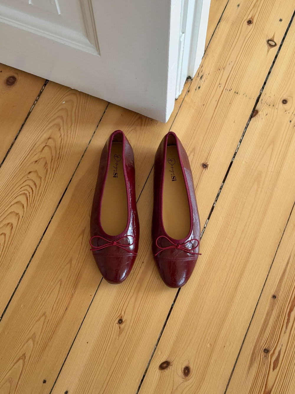 Elira ballerina with bow - Red
