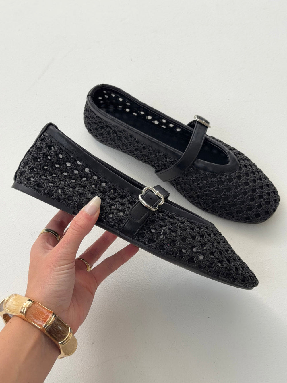 Flotana ballerinas – Black