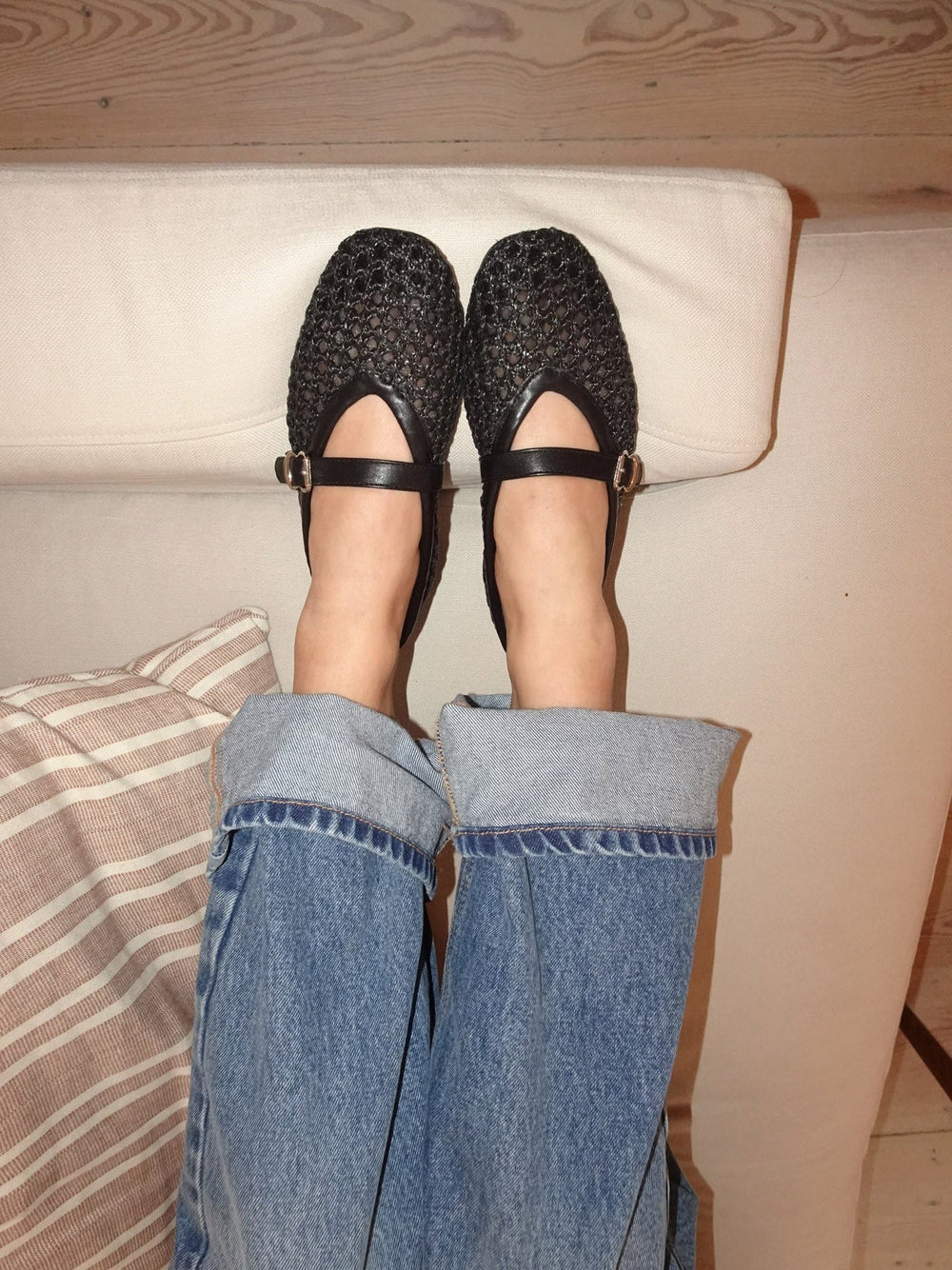 Flotana ballerinas – Black