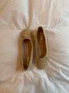 Fione suede ballerinas – Beige