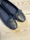 Eline ballerinas with detailing – Dark navy