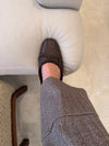 Eline ballerinas with detailing – Dark brown