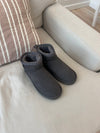 Malabo teddy boots short - grey