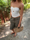 Muda bandeau top - White