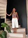 Cilena bermuda shorts - White