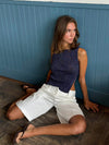 Cilena bermuda shorts - White