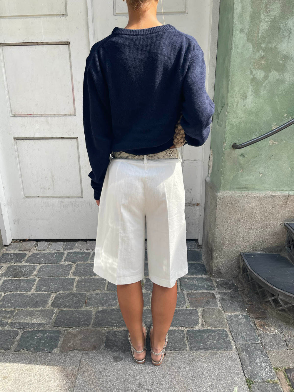 Cilena bermuda shorts - White