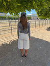 Cassidy bermuda shorts - White
