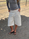 Cassidy bermuda shorts - White