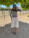 Cassidy bermuda shorts - White