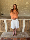 Thaliana bermudashorts  - White