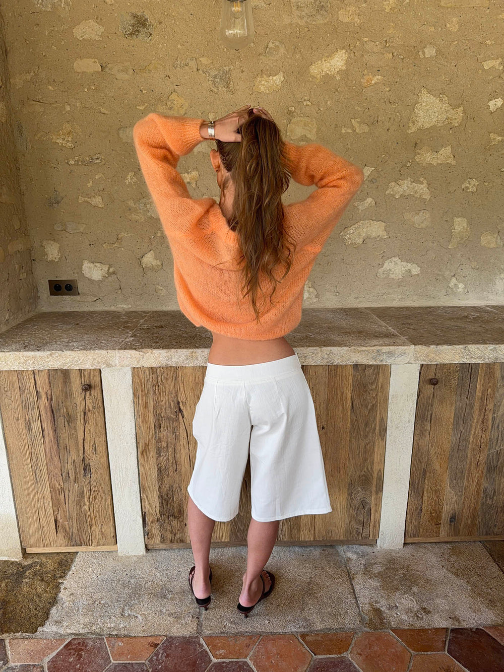 Thaliana bermudashorts  - White