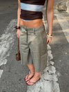 Nayaly bermuda shorts – Khaki