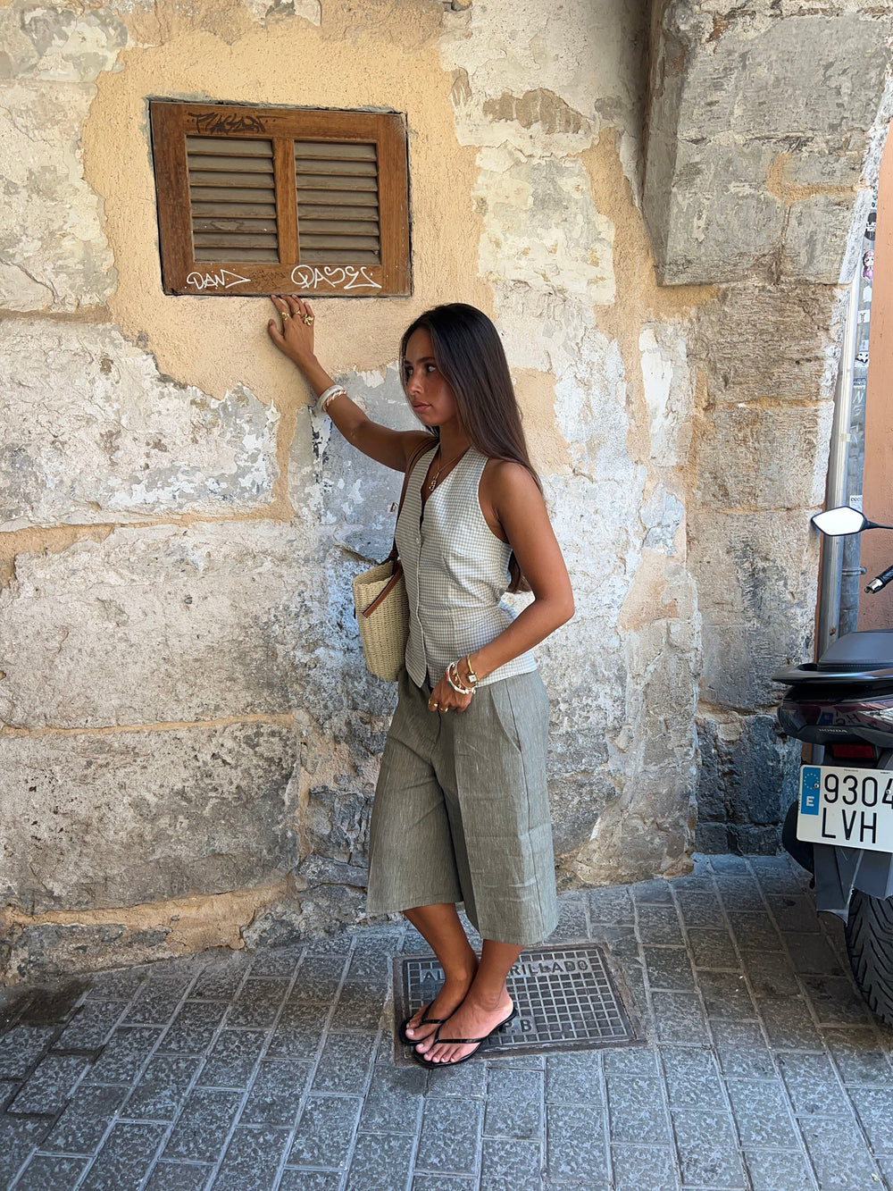 Nayaly bermuda shorts – Khaki