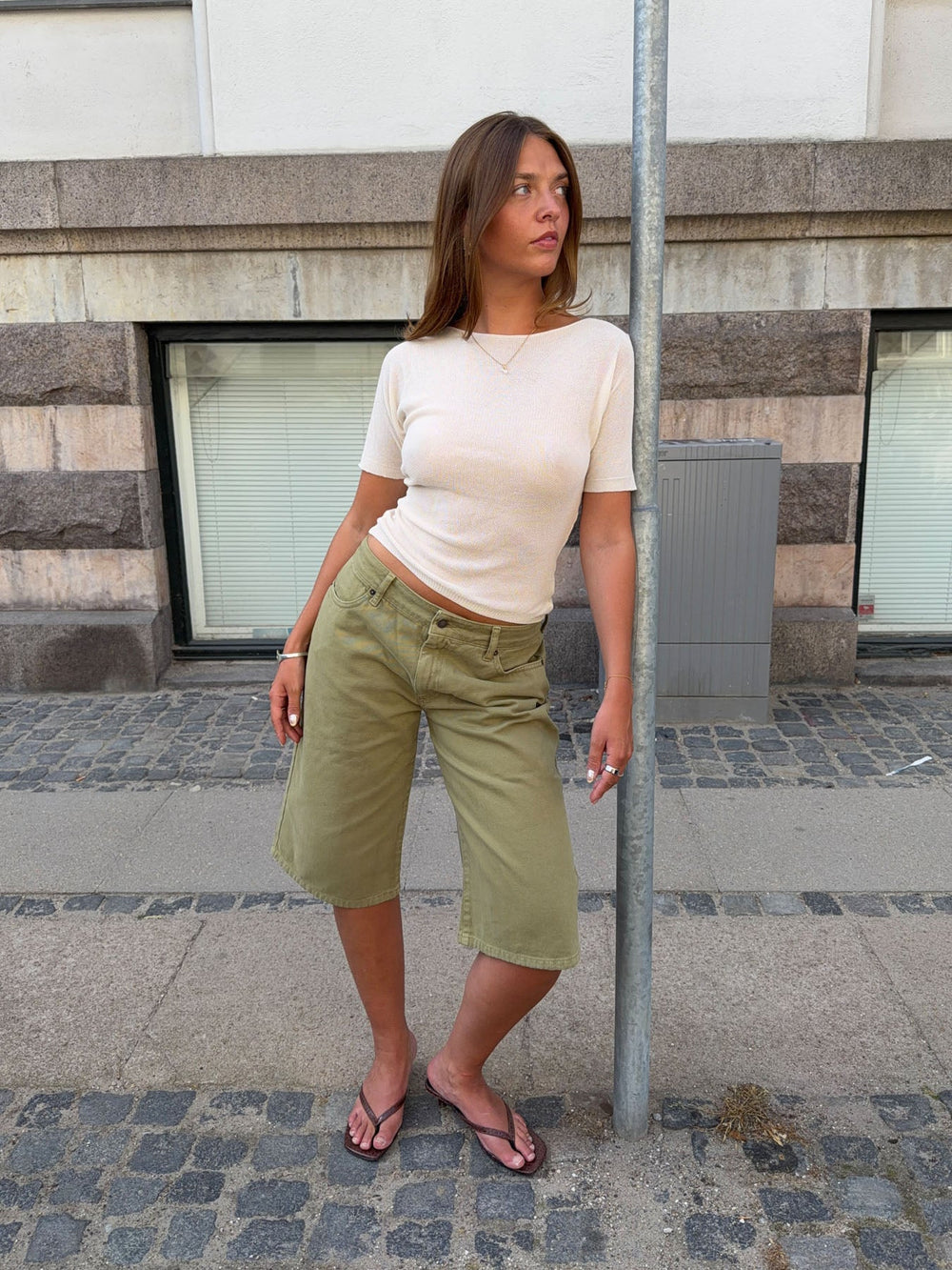 Vilea bermuda shorts - Khaki