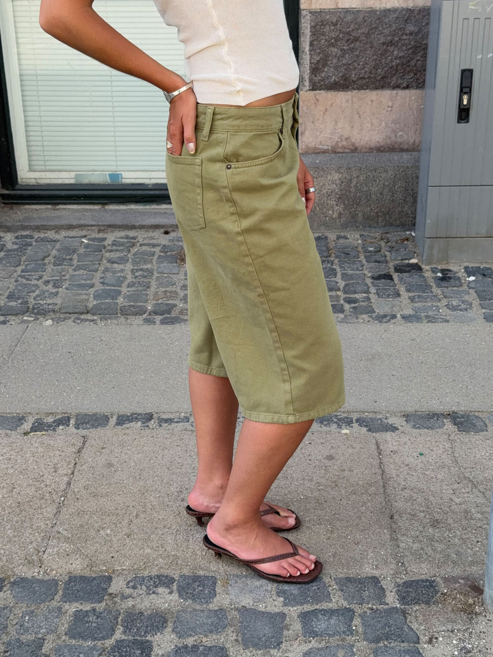 Vilea bermuda shorts - Khaki