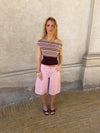 Stova bermuda shorts - Baby pink