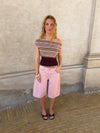Stova bermuda shorts - Baby pink