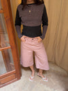 Inga bermuda shorts - Light pink