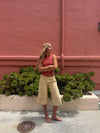 Siva bermuda shorts - Yellow