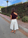 Inga bermuda shorts - White