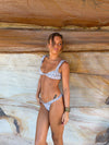 Samzara bikini with zigzag-pattern - Light purple
