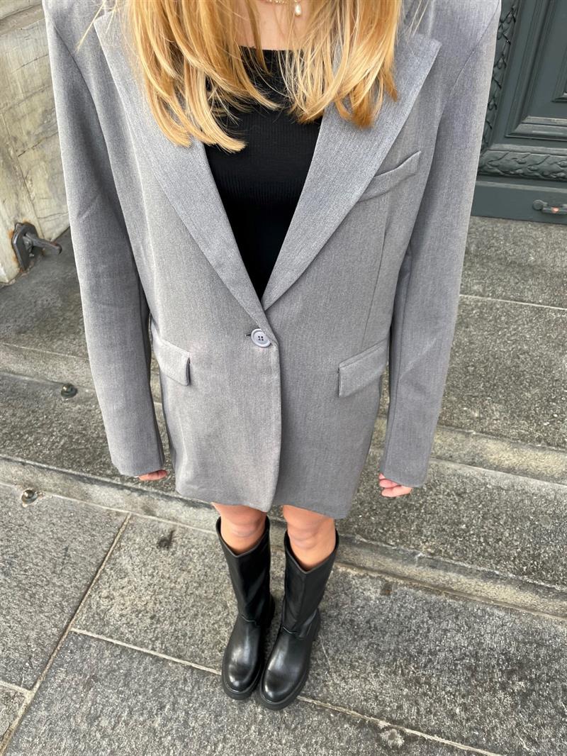 Premium - oversized blazer grey