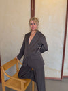 Kornelia oversized blazer - Brown