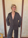 Kornelia oversized blazer - Brown