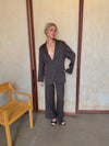 Kornelia oversized blazer - Brown