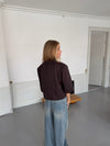 Carolyn cropped blazer - Brown