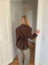 Myna fitted blazer - Brown