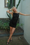 Rhina lace dress - Black