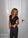 Bernadette lace top - Black