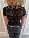 Bernadette lace top - Black